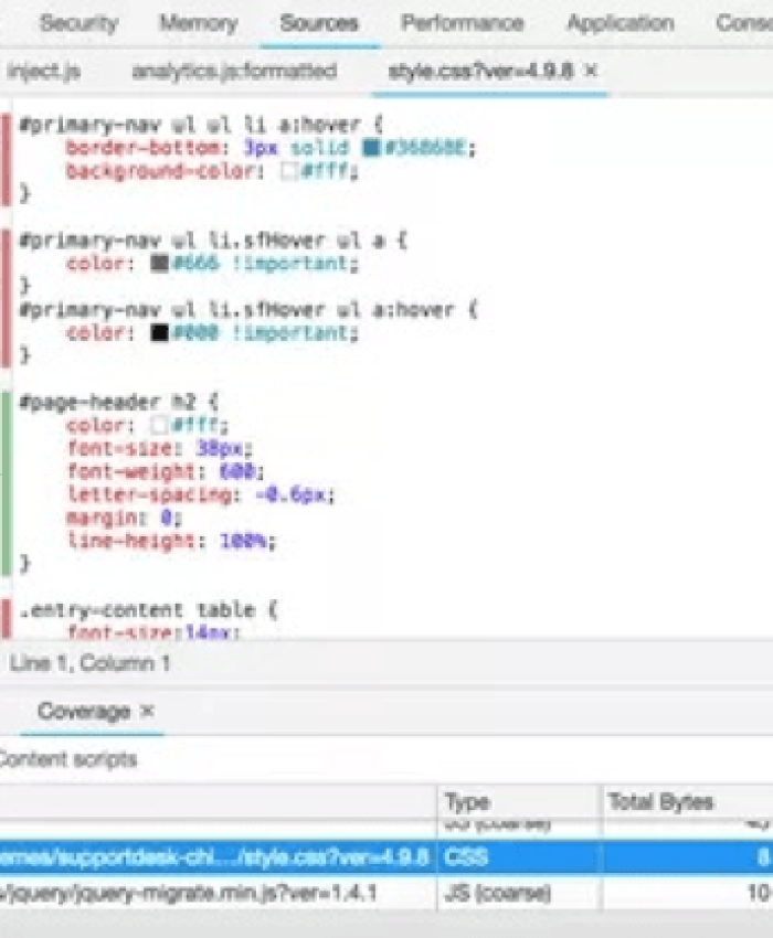 CSS : 4 moyens de retirer du code inutile